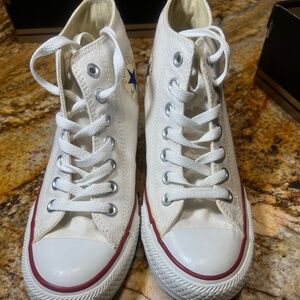 NWT Converse Wedge White High Top All Star Chucks Sneakers